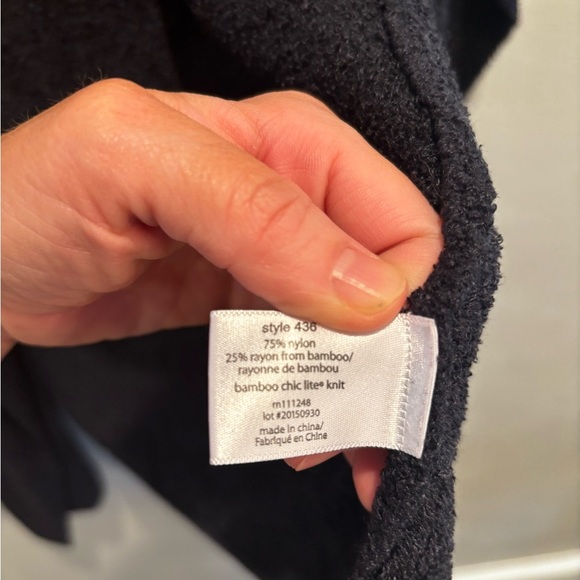 Barefoot Dreams Black Cardigan S/M warm cozy soft lounge comfort - Picture 10 of 14